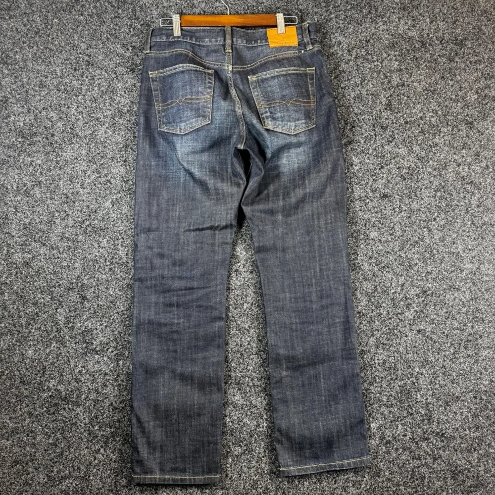 Lucky Brand 329 Classic Straight Jeans Mens 30x30 Dark Wash Stretch Denim Blue